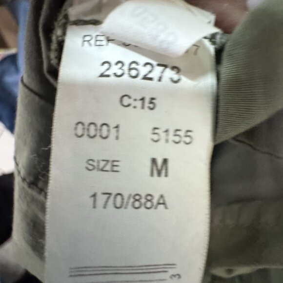 MNG By Mango Olive Green Button Front Cargo Dress Size Medium - Picture 6 of 9